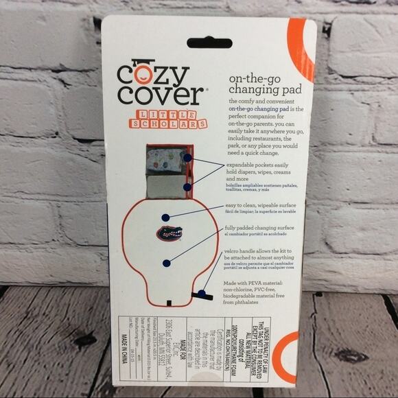 NCAA Florida Gators CozyCover Diaper Changing Pad Tailgating Game Day Travel - Picture 5 of 5